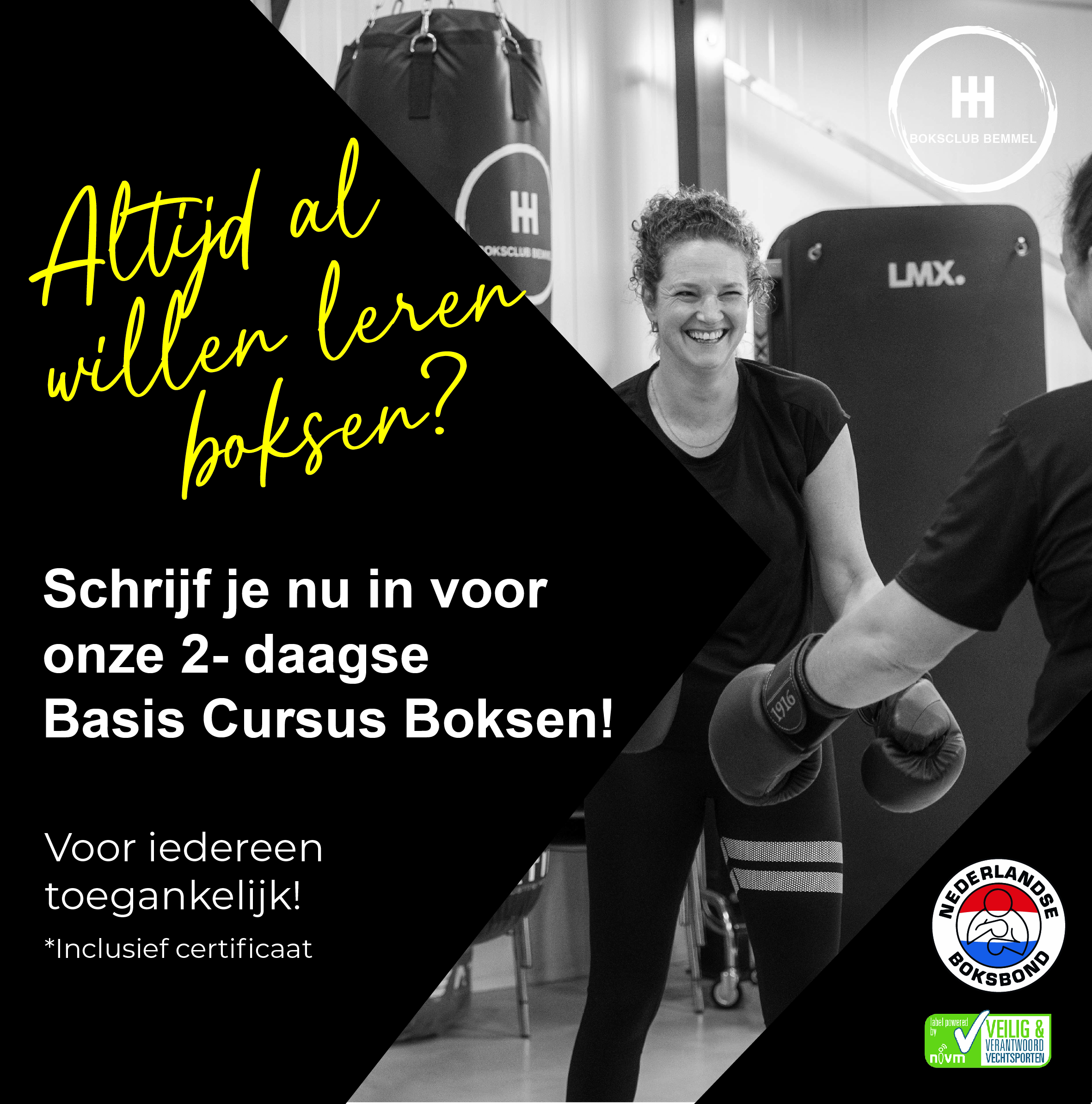 Altijd al willen boksen 2 Basis cursus boksen